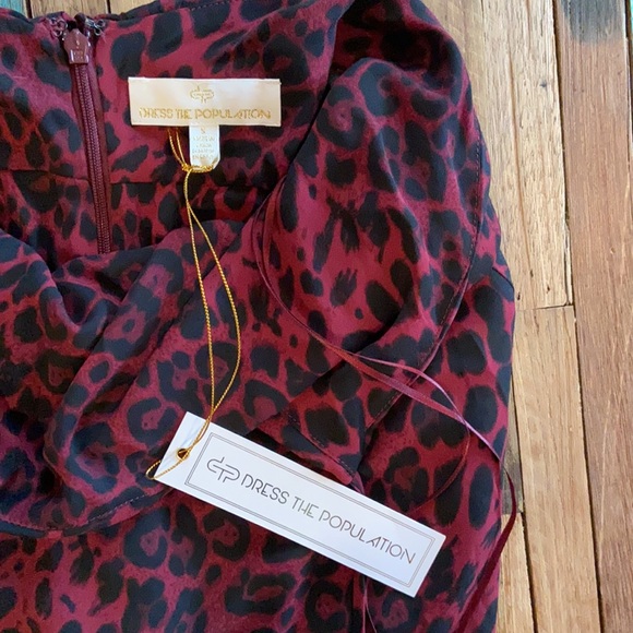 Dress The Population Zeharra Dress Sz S - Picture 7 of 10